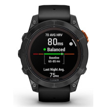 Garmin fēnix 7 Pro Solar Edition 3.3 cm (1.3") MIP 47 mm Digital 260 x 260 pixels Touchscreen Black, Grey Wi-Fi GPS