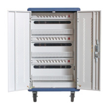 Techly I-CABINET-30DUTY portable device management cart / cabinet White, Blue