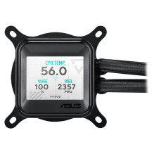 CPU aušintuvas - ASUS Prime LC 360 ARGB LCD 360mm radiatorius 3x120mm ventiliatoriai juodas