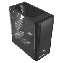Korpusas - SAVIO Noctis Flow Cube ATX Micro ATX Mini-ITX Juodas