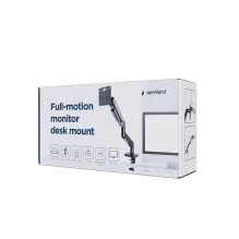 Monitoriaus Laikiklis - GEMBIRD MA-DA1-04 Pilno Judesio Rankos 17"-32" 10kg VESA 75 / 100mm Juodas