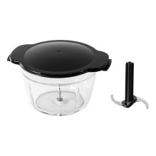 Russell Hobbs 27130-56 electric food chopper 0.5 L 200 W Black, Red, Transparent