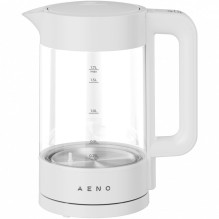 Electric Kettle, white, 220-240V, 1850-2200W, 1.7L, Keep warm 30 min, 40,60,80,90,100, console in Handle