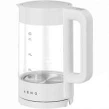 Electric Kettle, white, 220-240V, 1850-2200W, 1.7L, Keep warm 30 min, 40,60,80,90,100, console in Handle