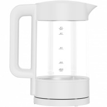 Electric Kettle, white, 220-240V, 1850-2200W, 1.7L, Keep warm 30 min, 40,60,80,90,100, console in Handle