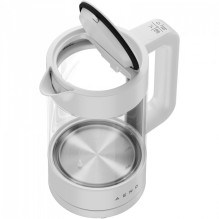 Electric Kettle, white, 220-240V, 1850-2200W, 1.7L, Keep warm 30 min, 40,60,80,90,100, console in Handle