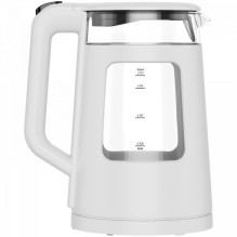 AENO Electric Kettle EK6: 1850-2200W, 2L, Strix, Square-shaped body, Transparent lid, High Resistant Glass, LED-Illumina