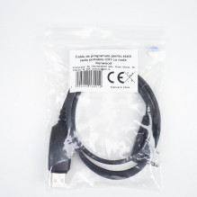 Programming cable for portable CRT radio stations with Kenwood plug