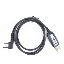 Programming cable for portable CRT radio stations with Kenwood plug