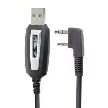 Programming cable for portable CRT radio stations with Kenwood plug