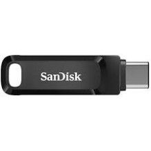 „Sandisk“ 512 GB dvigubo disko, C tipo, juodas