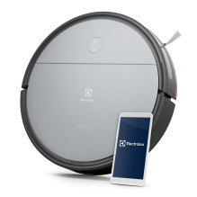 Siurblys - Electrolux ER61UD1UG Robotas, Wi-Fi, HEPA, Pilkas