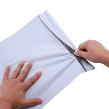 Pakuotė - BESTPAK Folijos Vokas 50µm 190x250mm Juodas / Baltas