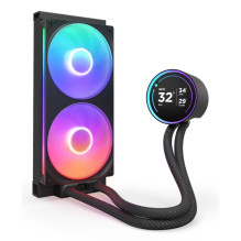 Procesoriaus aušintuvas - CPU Aušintuvas NZXT Kraken Elite 280 Asetek Siurblys LCD RGB Juodas