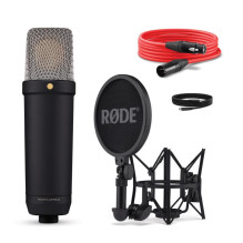 Mikrofonas - RØDE NT1-A Kardioidinis USB-C 20Hz-20kHz Juodas