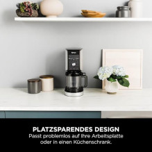 Virtuvinis Kombainas - Ninja Creami Deluxe ledų gaminimo aparatas 10-in-1 juodas sidabras