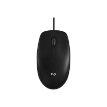 Belaidė Pelė - Logitech M100 Laidinė Optinė USB Windows, macOS, Linux, Chrome OS - Juoda