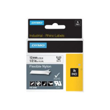 Teleono Priedas - Lipni Juosta Dymo 18488 Lanksti Nailono Juoda Balta