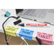 Biuro Priedas - Edding 400 Permanent Marker Fine Tip Black