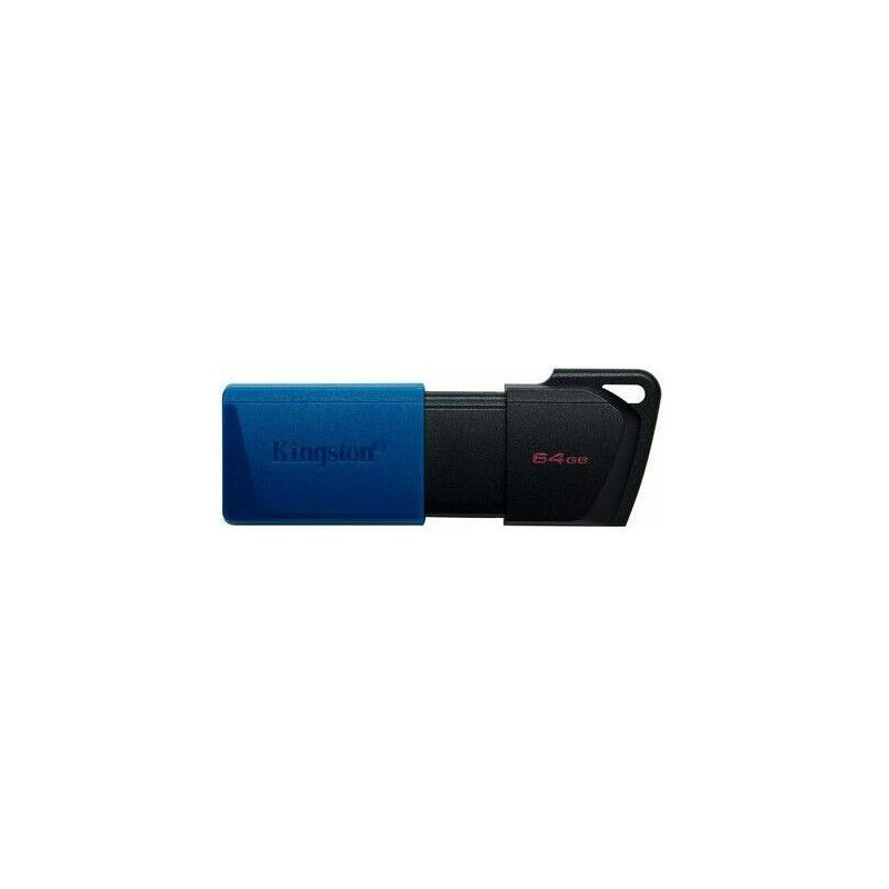 „Kingston“ USB 3.2 atmintinė „DataTraveler Exodia M“ 64 GB, USB 3.2, juoda / mėlyna