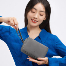 Baseus EasyJourney Series small travel bag phone pouch, headphones and other small items gray