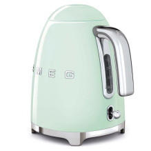 Electric Kettle - SMEG KLF03PGEU 1.7L Stainless Steel 360° Base Pastel Green