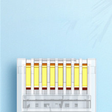 Ugreen 10x plug connector RJ45 8P8C Cat 6 Transparent (50961)