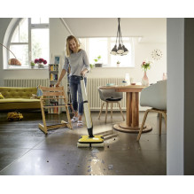 Kärcher FC 7 Cordless Electric broom Battery Dry&amp;wet Bagless Silver, Yellow