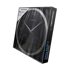 Esperanza Washington Black Mechanical Wall Clock Round Black