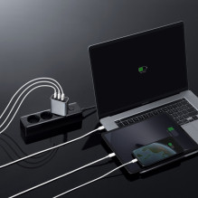 Cuktech 65W GaN 2xUSB-C 1xUSB-A Wall Charger - Gray