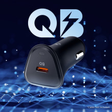 Spigen Essential EV301 30W Car Charger - Black