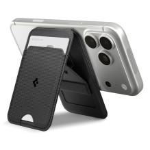 „Spigen S314-3“ magnetinė „MagSafe“ magnetinė piniginė – juoda
