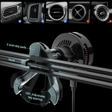 Spigen Essential EV25MFAQ Magnetic MagSafe Car Air Vent Mount - Black