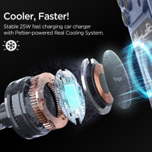 Spigen Essential EV25MFAQ Magnetic MagSafe Car Air Vent Mount - Black