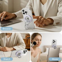 ESR magnetinis „HaloLock MagSafe“ telefono laikiklis – violetinis