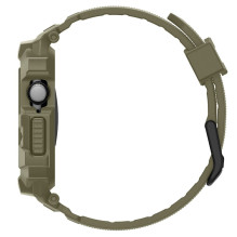 „Spigen Rugged Armor Pro“ dirželis, skirtas „Apple Watch 46mm“ – žalias