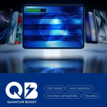 „Spigen Essential EE673EU“ 3 prievadų įkroviklis, 2xUSB-C, 1xUSB-A, 67W, juodas