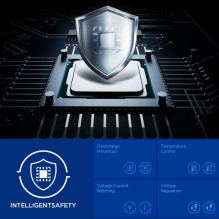 „Spigen Essential EE673EU“ 3 prievadų įkroviklis, 2xUSB-C, 1xUSB-A, 67W, juodas