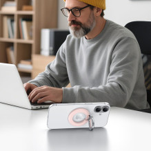 „Tech-Protect mmR500 MagSafe“ laikiklis – rožinis