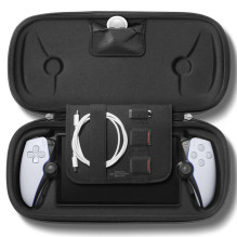 „Spigen Klasden“ dėklas, skirtas „Sony PlayStation Portal“ nuotolinio valdymo pultui, pilkas