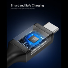 „Spigen EB10020CC“ USB-C laidas 100 W, 200 cm, juodas