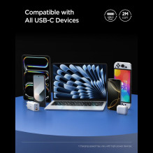 Spigen EB10020CC USB-C Cable 100W 200cm - White