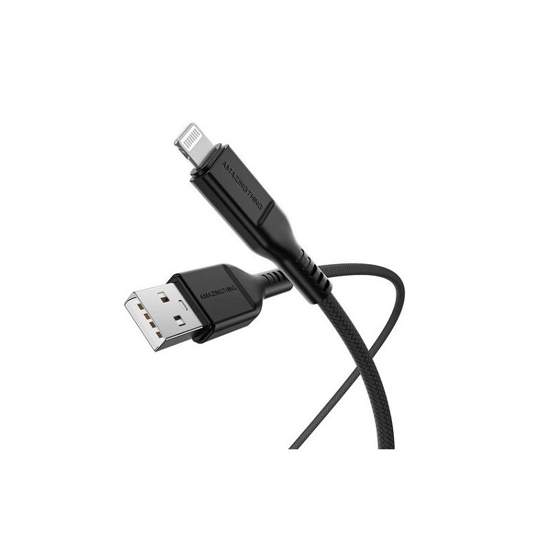 Premium cable USB Type-A - Lightning, PD30W (black, 1.1m)