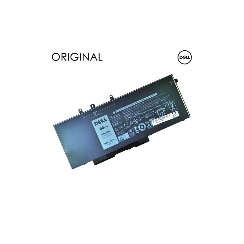 Laptop battery DELL GD1JP, GJKNX, 8500mAh, Original