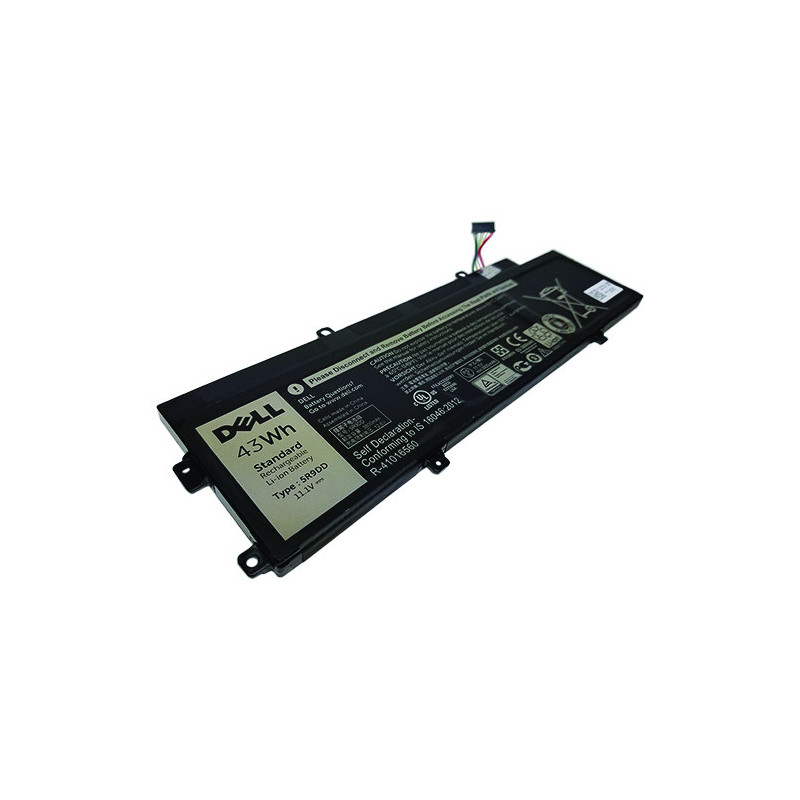 Notebook battery, Extra Digital Selected, DELL KTCCN, 5R9DD XKPD0, 43 Wh