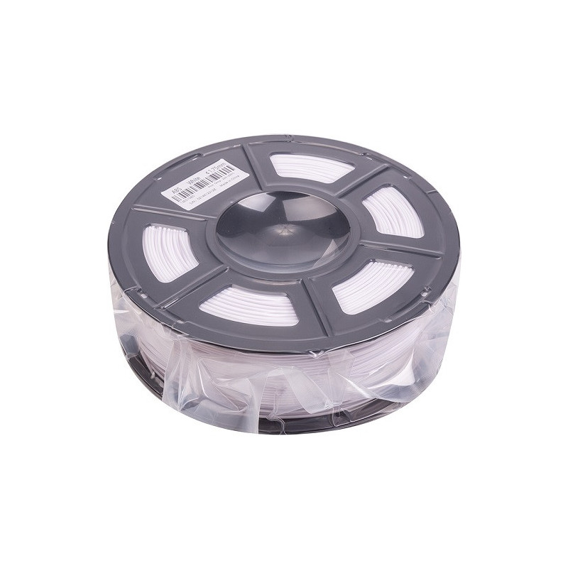 3D spausdinimo plastikas ABS, 1.75mm, 1kg, baltas