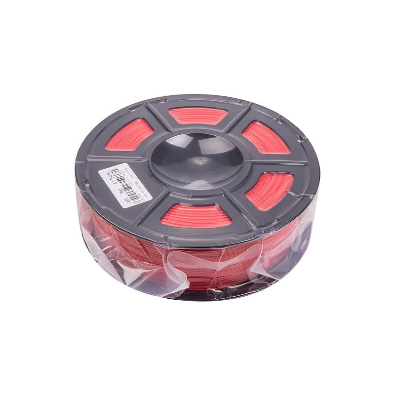 3D spausdinimo plastikas ABS, 1.75mm, 1kg, raudonas