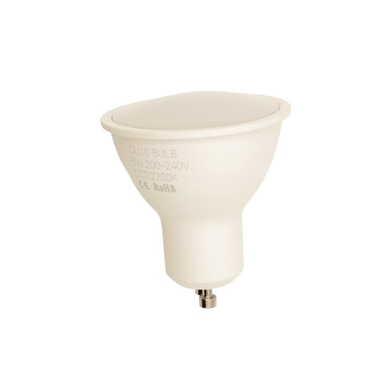 LED bulb GU10, 5W, 230VAC, 2700K, 500lm