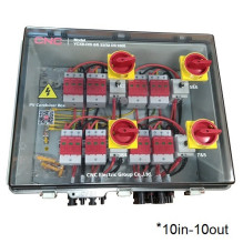 PV disconnect panel, DC 10in-10out, IP66
