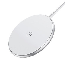 Wireless charger CHOETECH, 15W, magnetic, white
